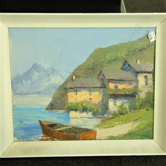 NORWEGIAN FIORD OIL ON CANVAS