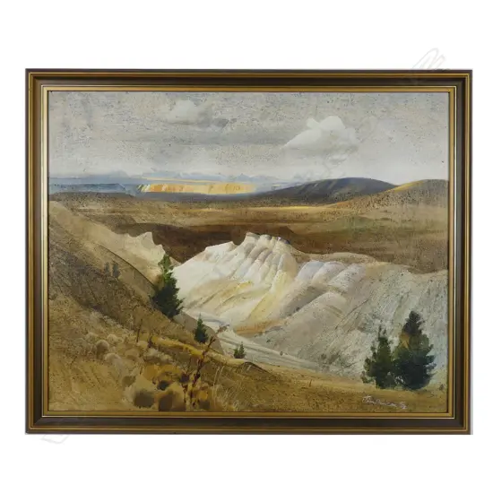 JAMES DUNCAN ACRYLIC CENTRAL OTAGO LANDSCAPE