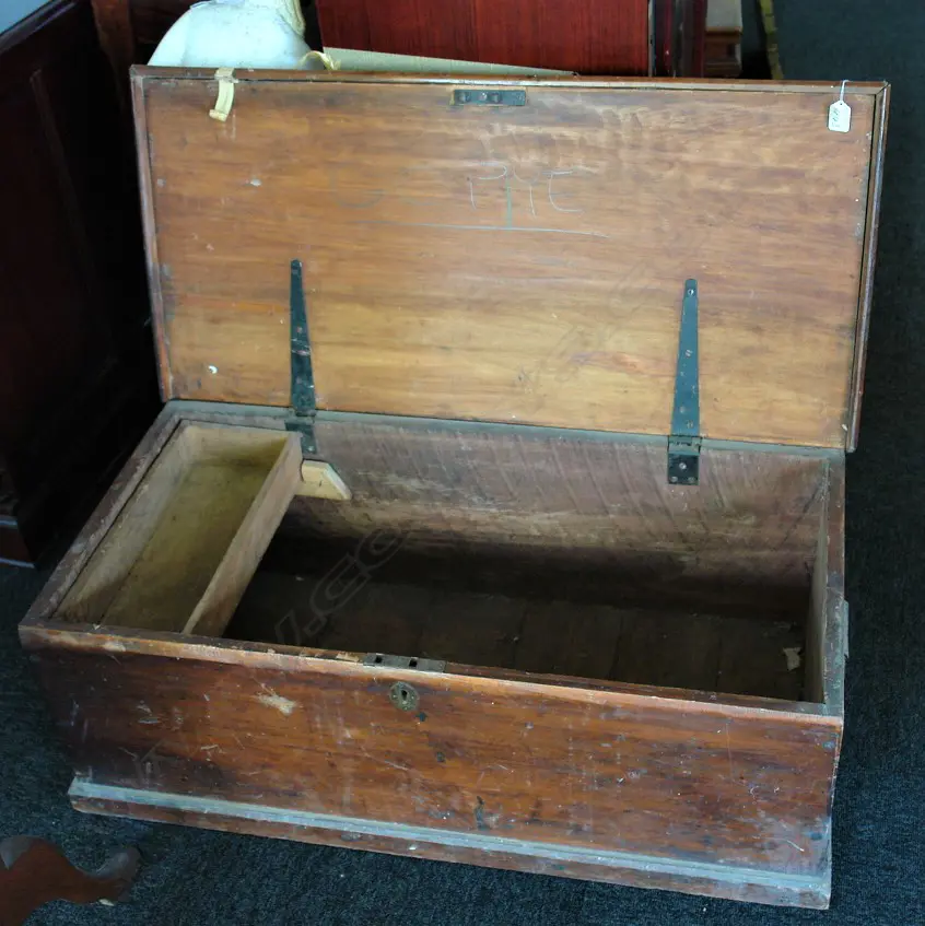 OLD COLONIAL RIMU TRUNK TRUNK Image 1++