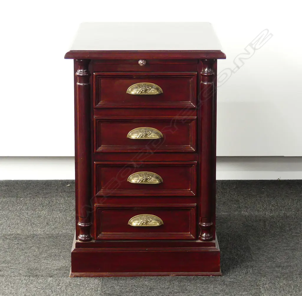 2 DRAWER FILING CABINET COLONIAL STYLE Image 1++