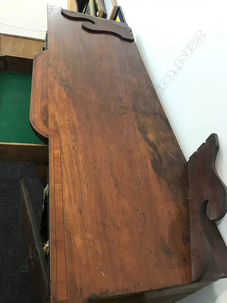 REGENCY C1820 SHERATON BREAKFRONT SIDEBOARD A.F. Image 1++