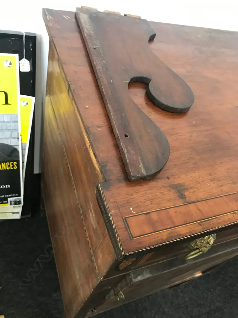 REGENCY C1820 SHERATON BREAKFRONT SIDEBOARD A.F. Image 1++