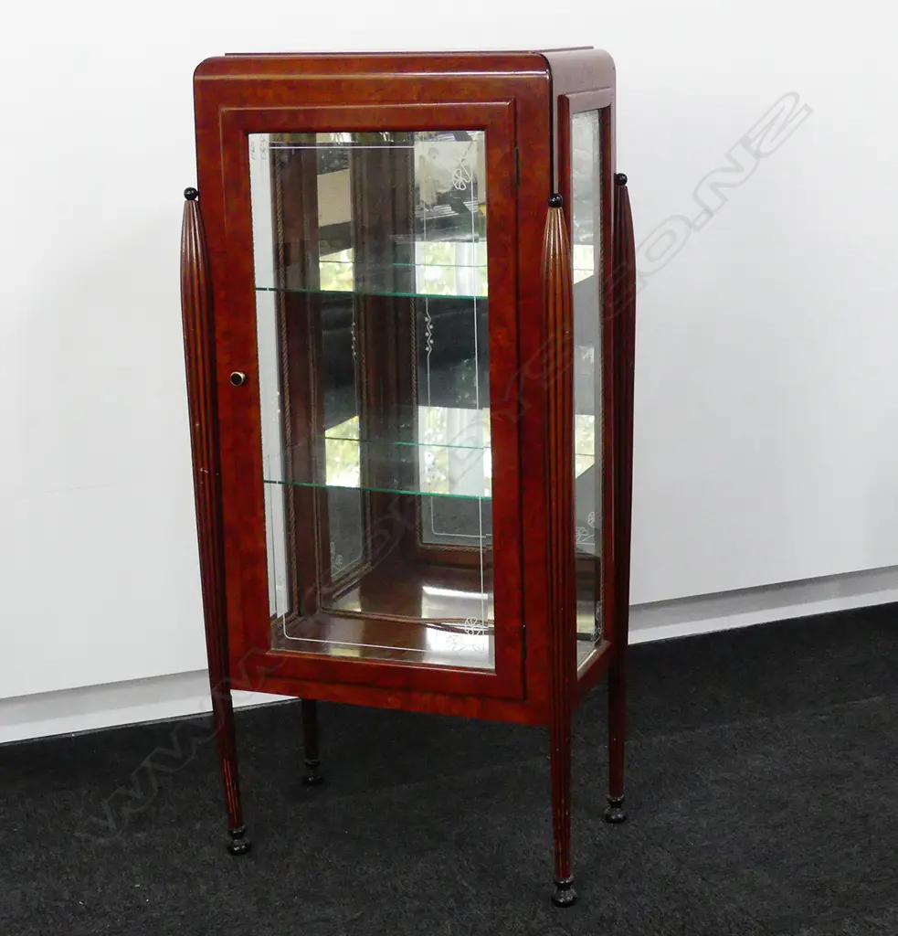 FRENCH ART DECO STYLE CHINA DISPLAY CABINET Image 1++