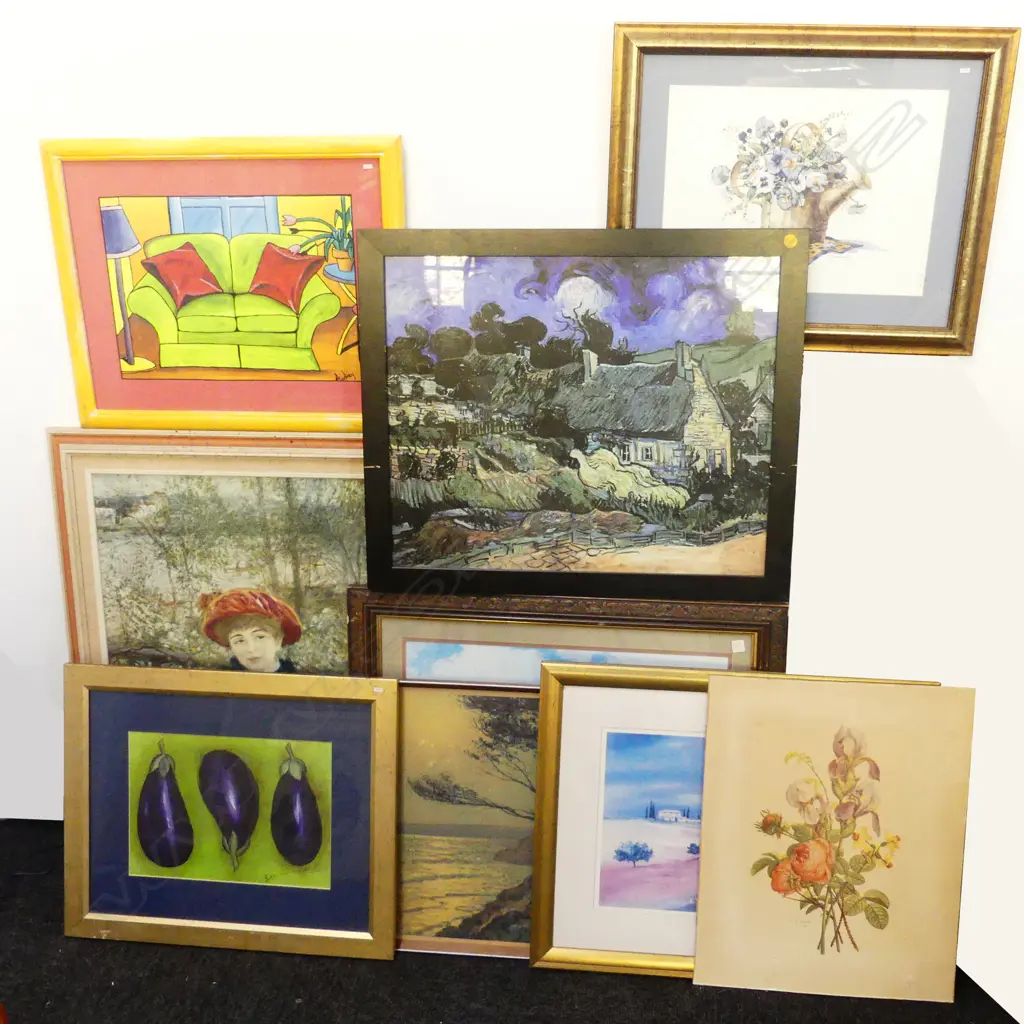 9 VARIOUS PRINTS/ARTWORKS Image 1++