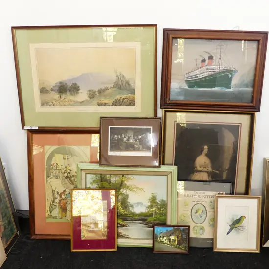10 VARIOUS PRINTS/ARTWORKS