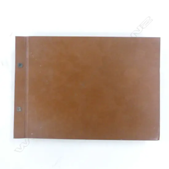 VINTAGE PHOTO ALBUM WITH CARDS