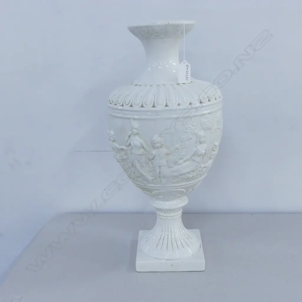AN ITALIAN RELIEF MOULDED CLASSICAL VASE H.450 Image 1++