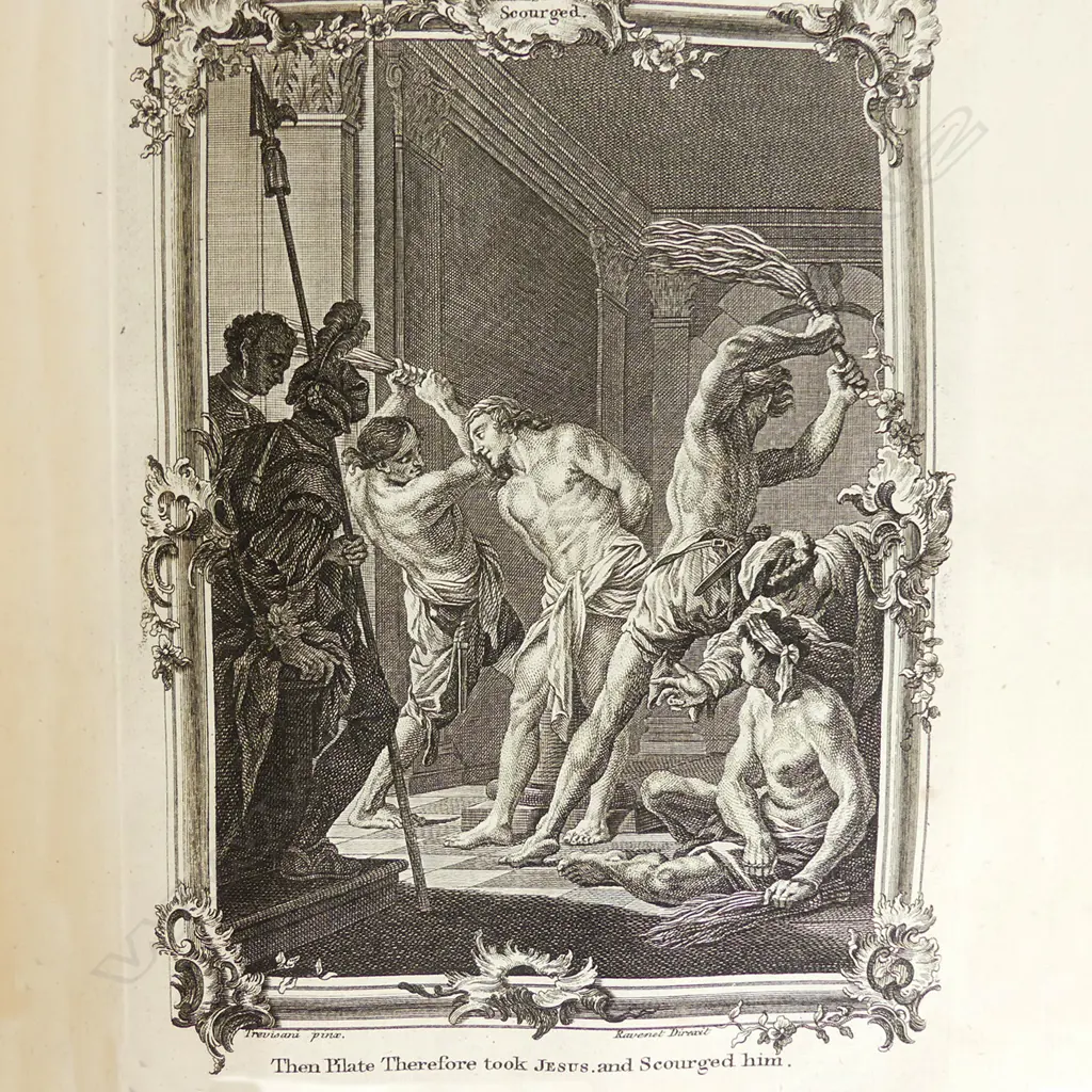 ANTIQUE LEATHER BOUND EARLY 18-19THC 'THE FAMILY EXPOSITER - EXODUS' Image 1++