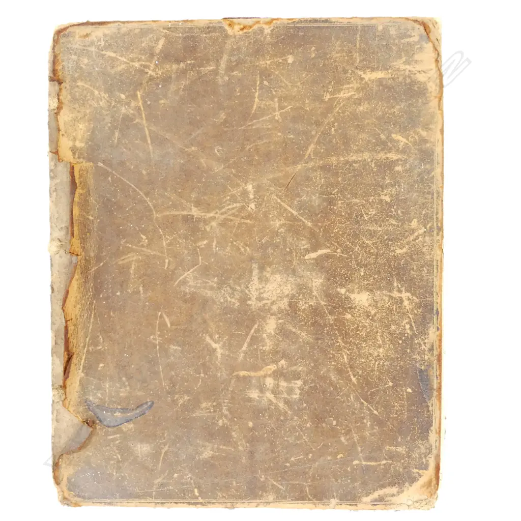 ANTIQUE LEATHER BOUND EARLY 18-19THC 'THE FAMILY EXPOSITER - EXODUS' Image 1++