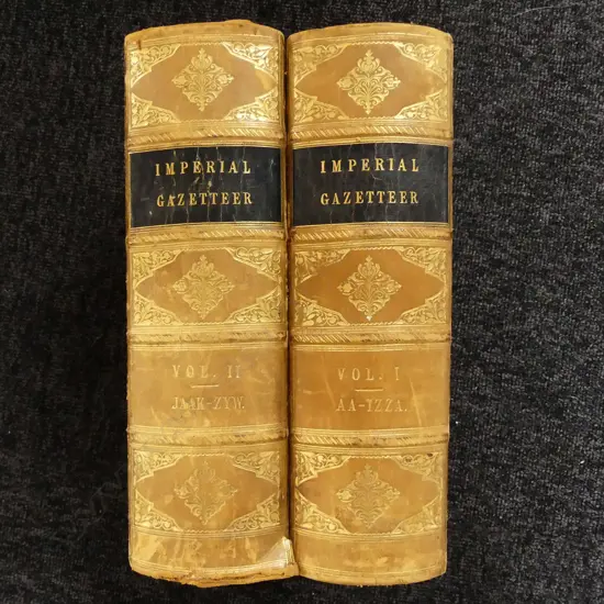 2 VOL IMPERIAL GAZETTEER