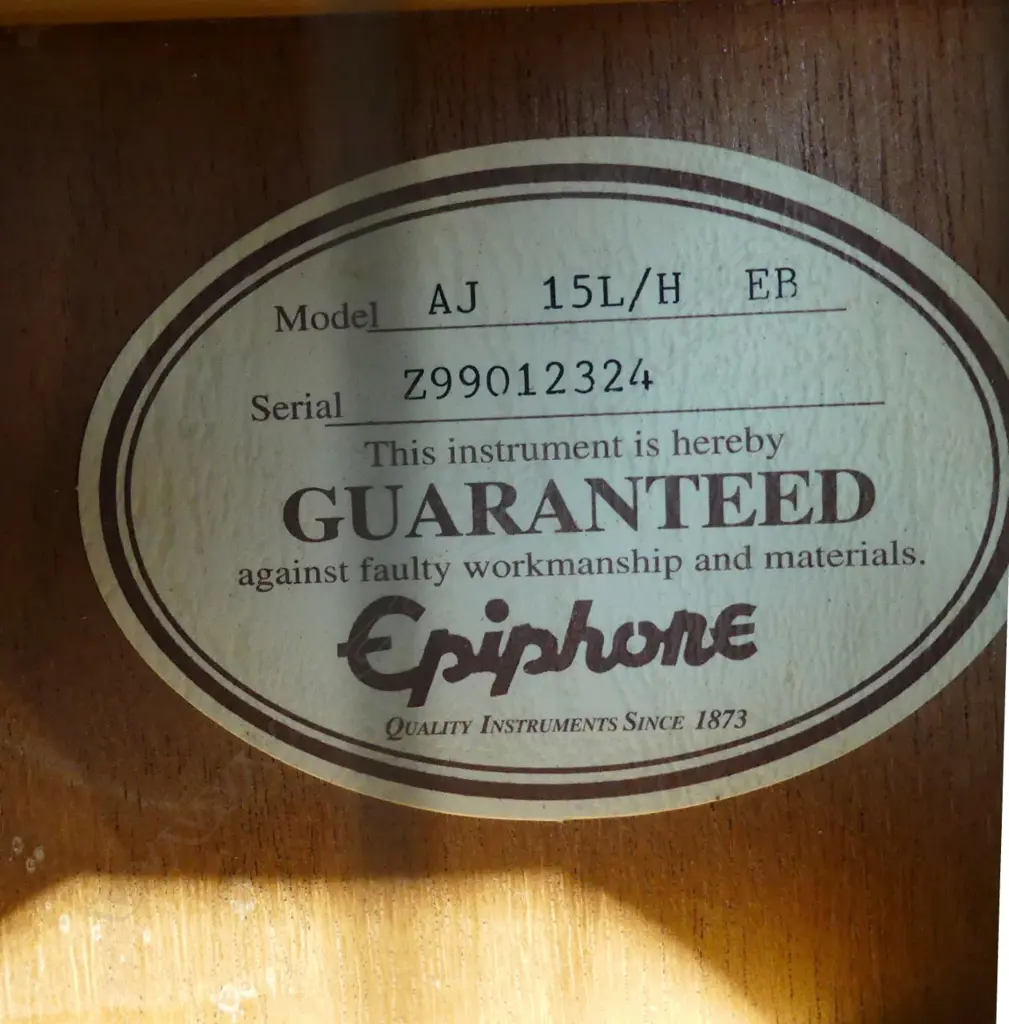 EPIPHONE ACOUSTIC GUITAR WITH SOFT CASE Image 1++