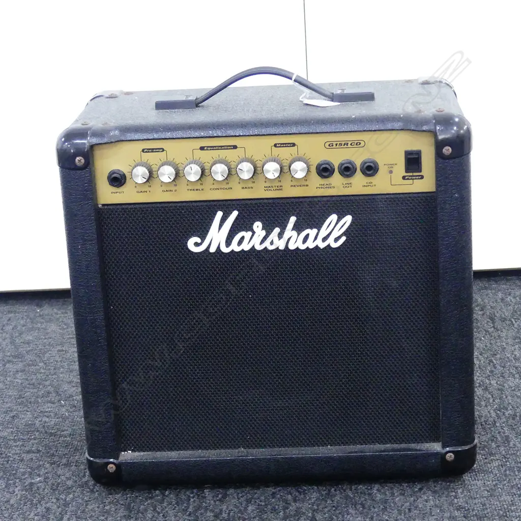 MARSHALL G15R CD AMP H. 370MM Image 1++