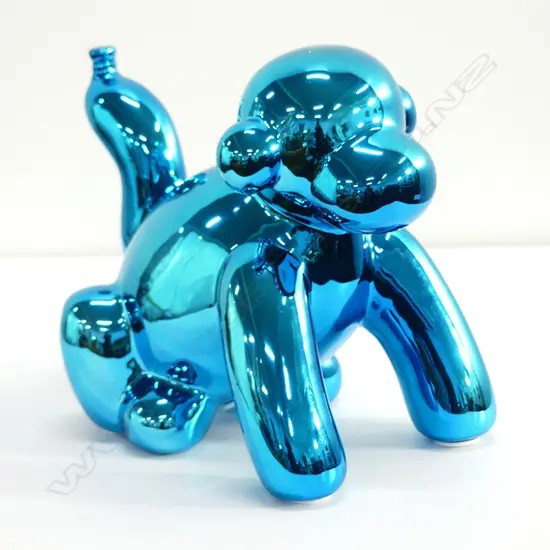 JEFF KOONS STYLE CERAMIC BALLOON MONEY BANK - MONKEY