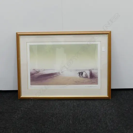 'LONG WAY BACK' LTD ED PRINT  SIGNED, DATED, ENTITLED, 600 X 820MM