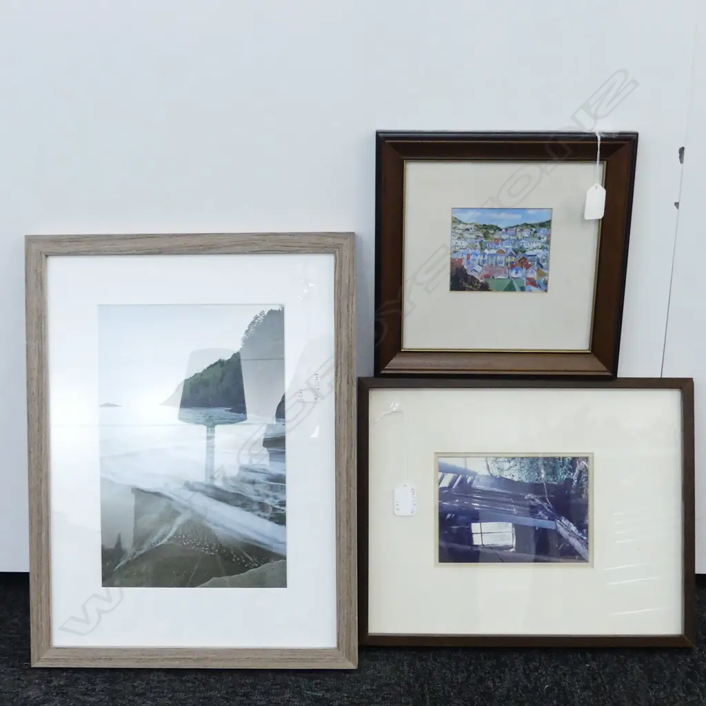 2X LGE STILL LIFE ART WORKS; 1X SMALL WELLINGTON SCENE Image 1++