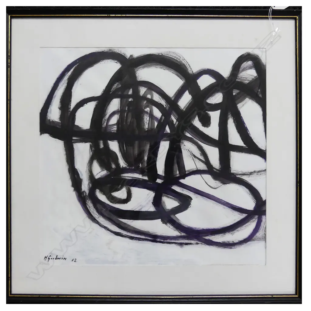 HARRY GOODWIN 'LOST ON FORGOTTEN HIGHWAY', ACRYLIC, 355 x 380mm Image 1++