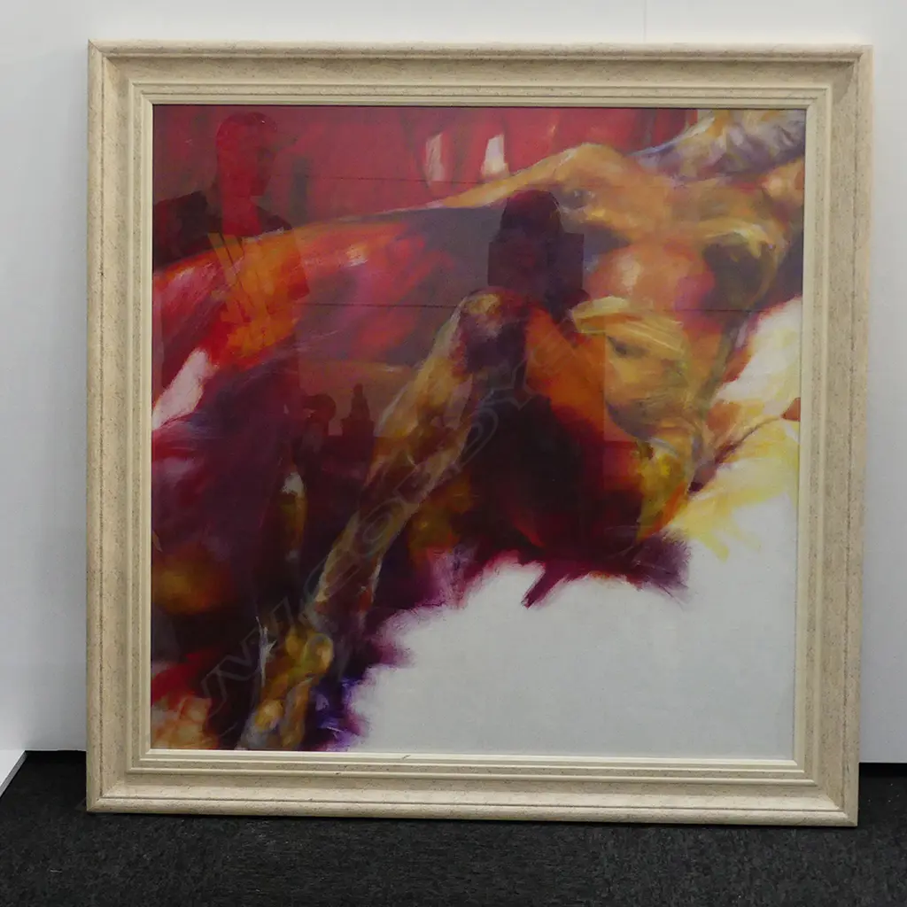 LG CONTEMPORARY FRAMED NUDE STUDY PRINT, 1150X1150MM Image 1++