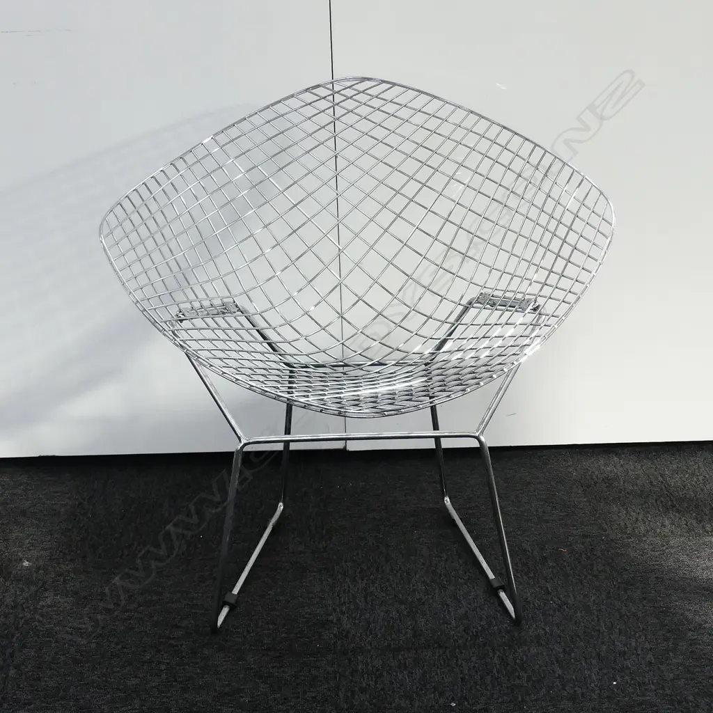 REPLICA BERTOIA WIRE DIAMOND CHAIR, CUSHION ABSENT, H. 820MM Image 1++