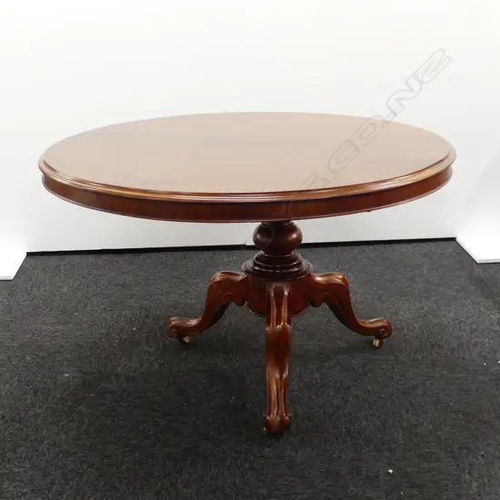 ANTIQUE PEDESTAL CIRCULAR DINING TABLE DIA. 1180