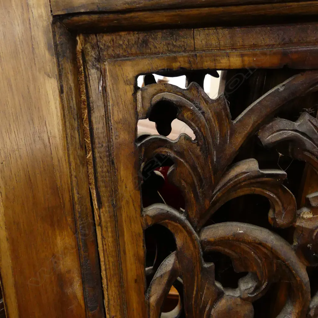 3 CARVED FRETWORK INDONESIAN PANELS, EACH W.555 X H. 1800MM Image 1++