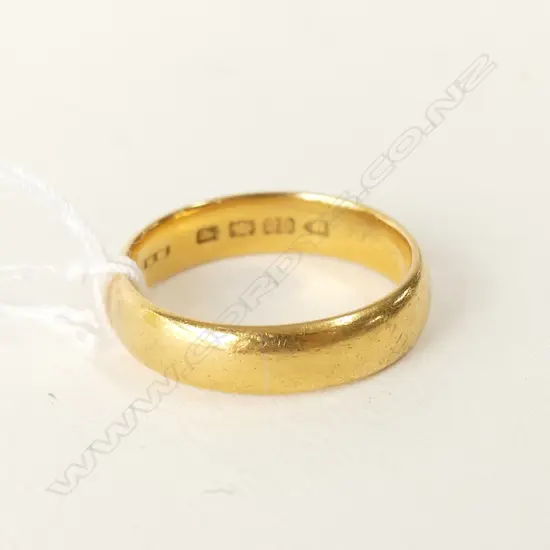 22CT GOLD WEDDER 6.41GM
