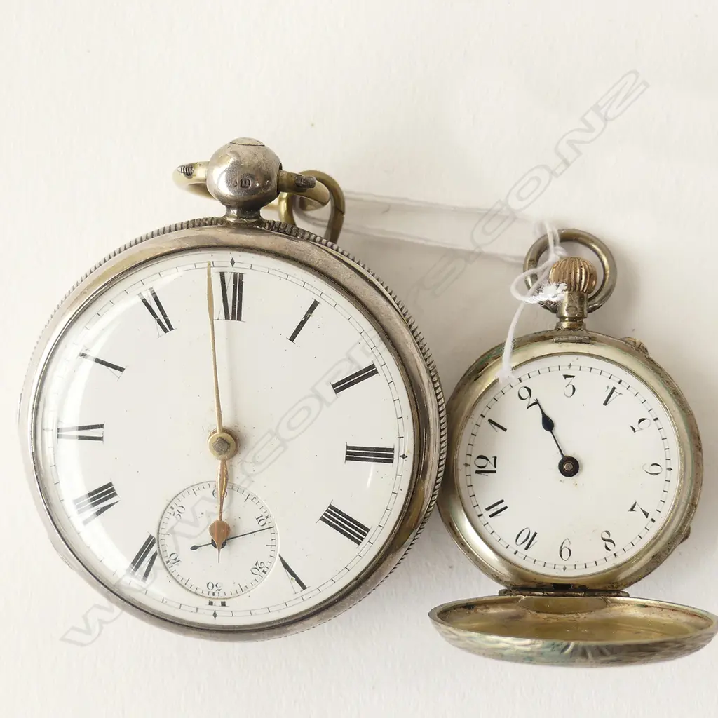 SILVER & SILVER PLATE POCKET WATCHES Image 1++