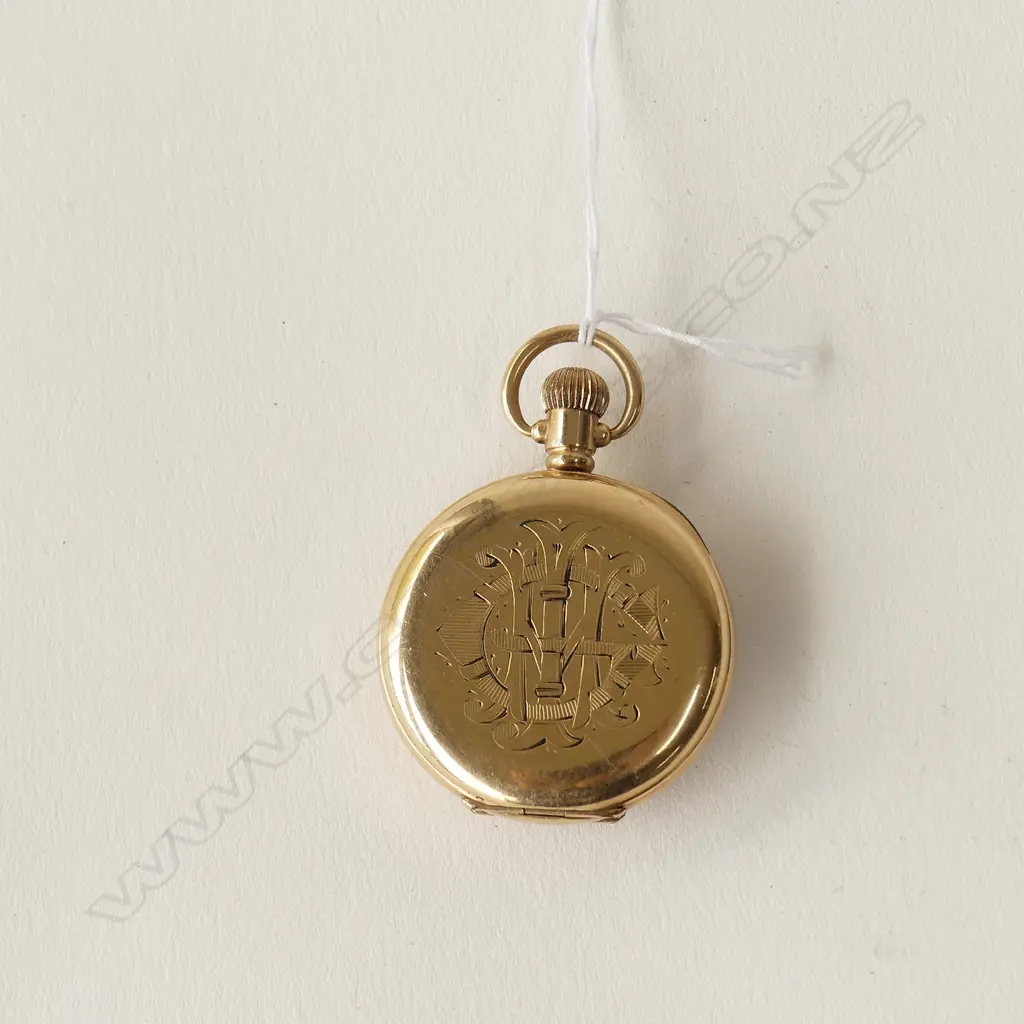 GOLD PLATE POCKET WATCH Image 1++