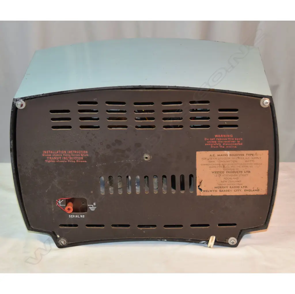 Model A312, by Murphy, pale blue plastic. H.255mm Image 1++