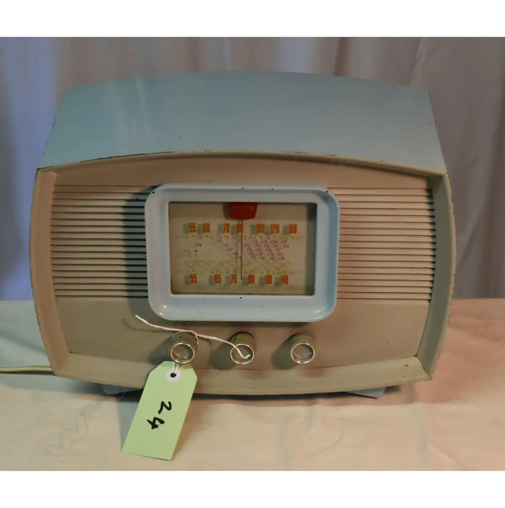 Model A312, by Murphy, pale blue plastic. H.255mm Image 1++