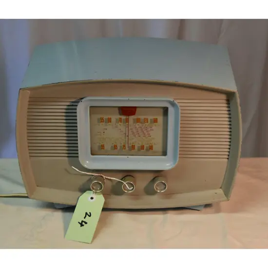 Model A312, by Murphy, pale blue plastic. H.255mm