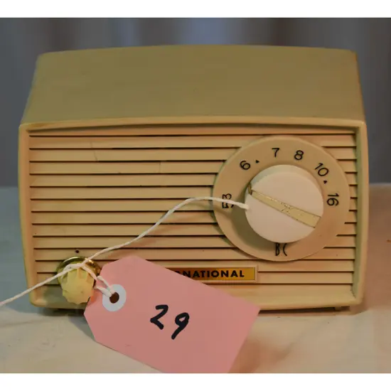 Model ?, by International, cream plastic. H.175mm