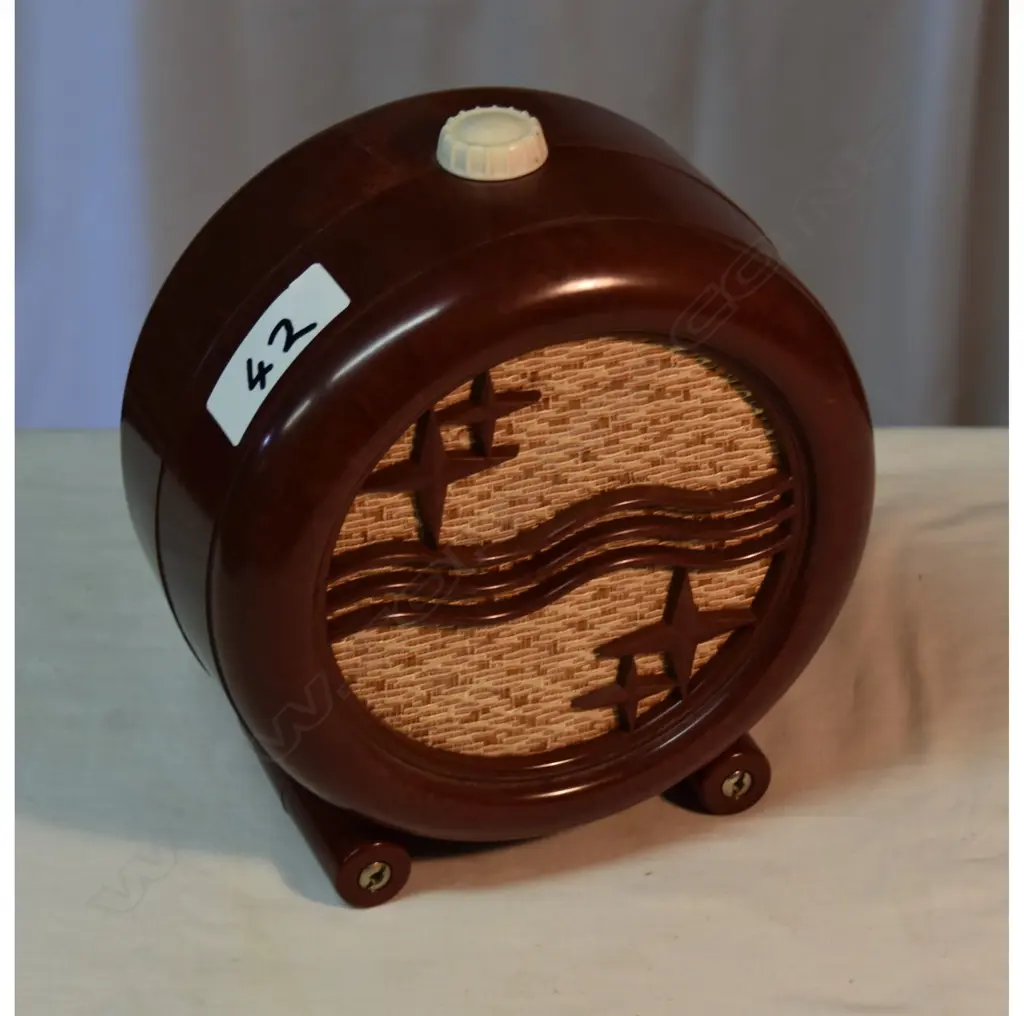 Model Speaker – Bakelite, by Philips, Brown - Cracked Top. H.210mm Image 1++