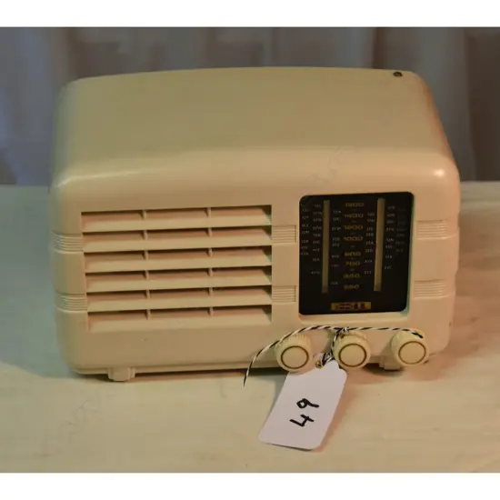 Model Colt, transistorised, by Bell, cream plastic. H.175mm