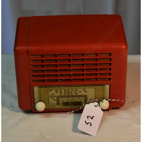 Model Skymaster, by ?Bell, Red - Plastic. H.180mm