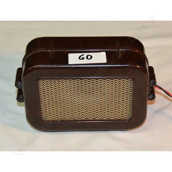 Model Speaker, by ?, Brown, Bakelite. W.180mm