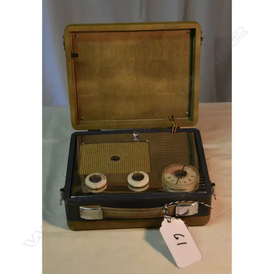 Model PYE PZ114BQ Jewel Case, by AKRAD, Portable. H.205mm