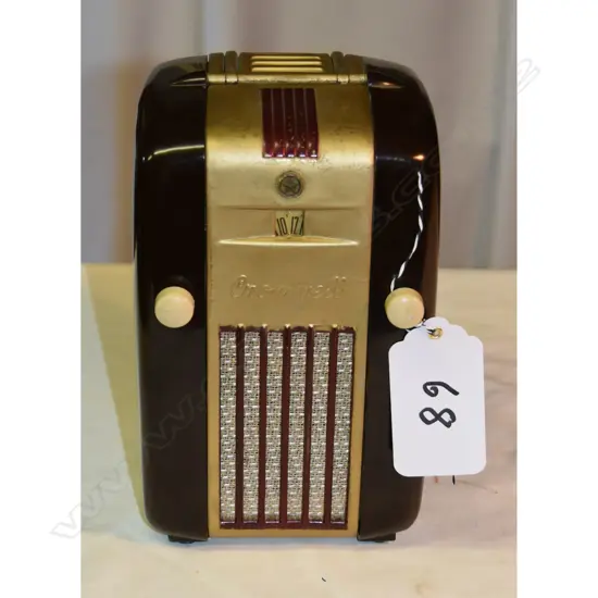 Model Cromwell 518N “Fridge”, by Collier and Beale, Brown, Metal. H.240mm