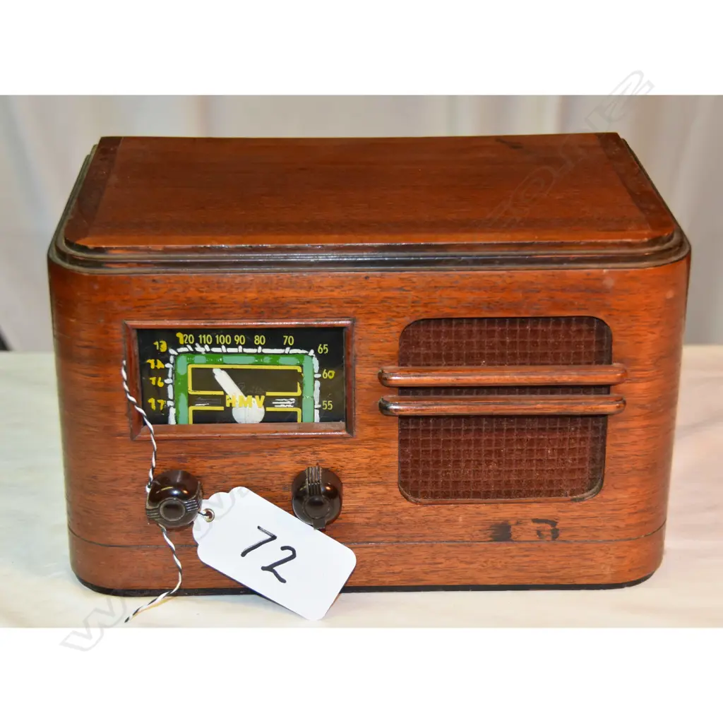 Model 465 ‘Cadet’, by HMV, Wood. H.190mm Image 1++