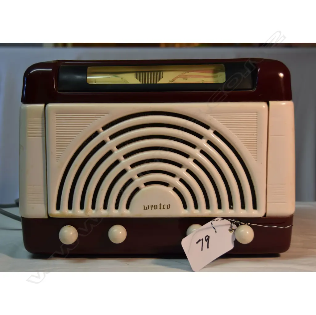 Model ?, by Westco, Brown/White plastic. H.260mm Image 1++