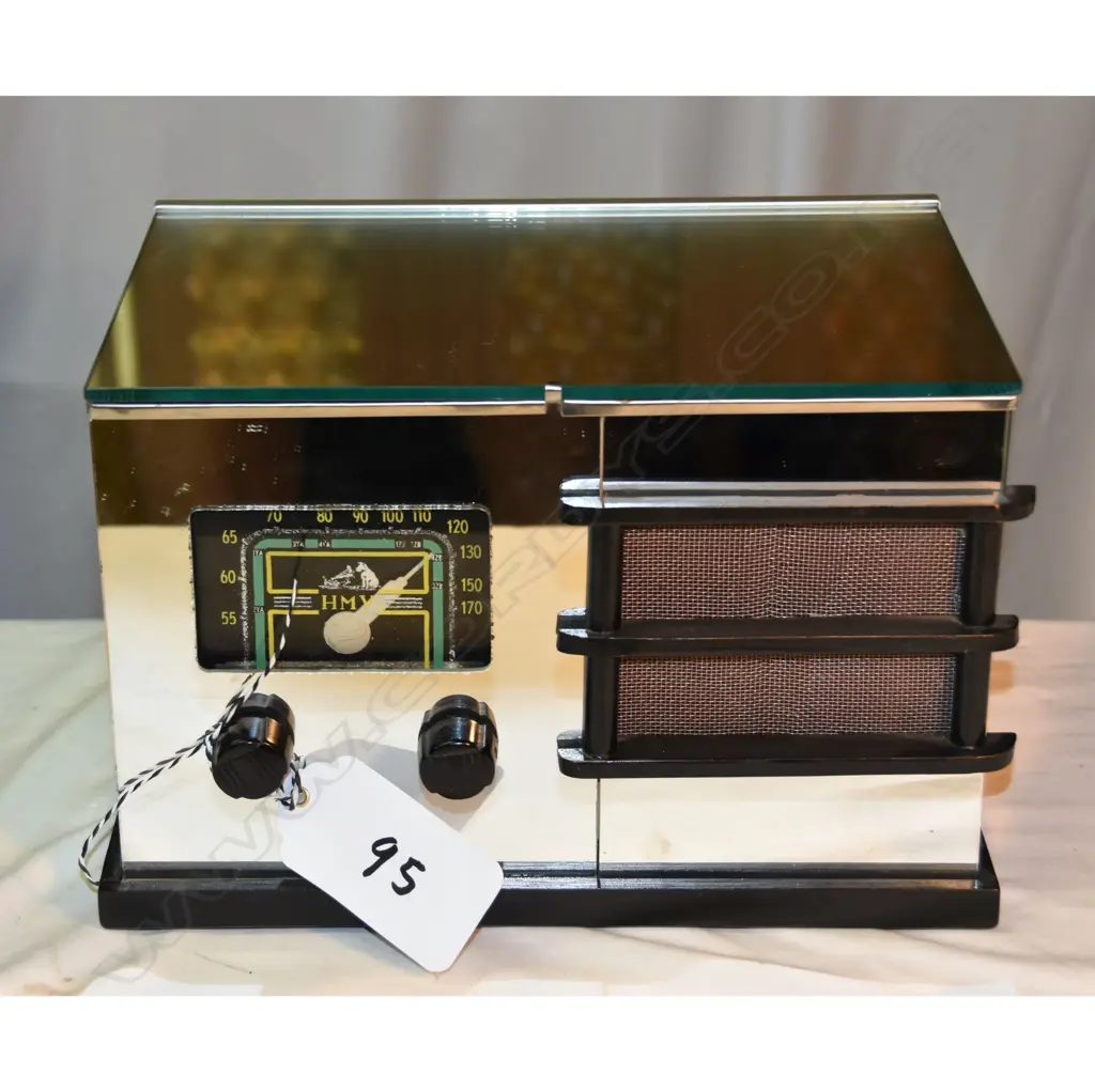 Model 465, by HMV, Mirror cabinet made by GB. H.205mm Image 1++