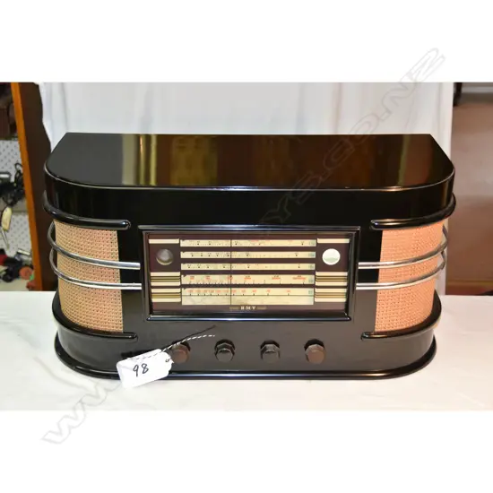 Model 467SB, by HMV, wood. H.320mm