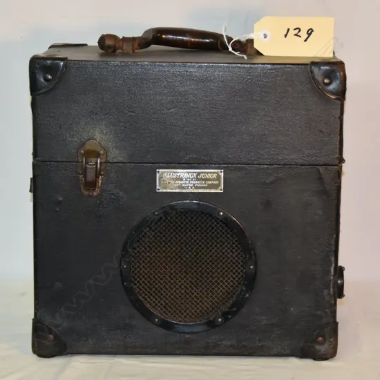 Model Illustravox Junior, by Electro-acoustic Products Co., Record Player. H.350mm