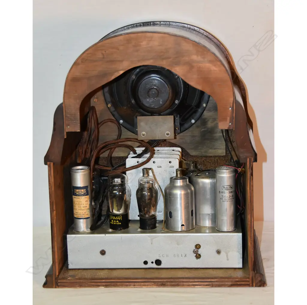 Model Skyscraper 5CN, by Radio (1936) Ltd , wood. H.440mm Image 1++