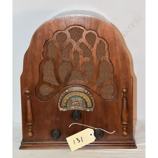 Model Skyscraper 5CN, by Radio (1936) Ltd , wood. H.440mm