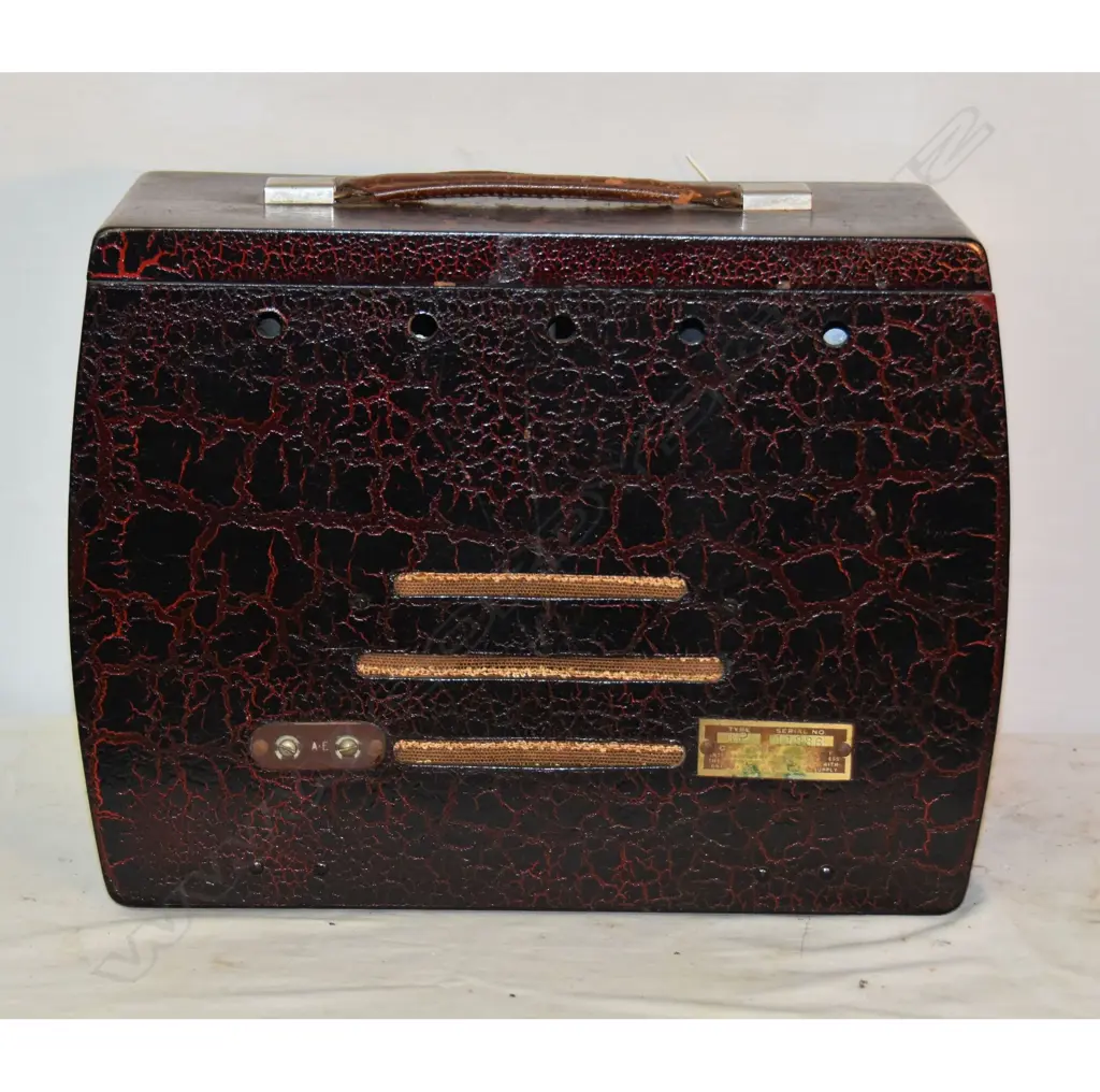 Model 6P, by Sheffield, Plastic / vinyl on wood. H.260mm Image 1++