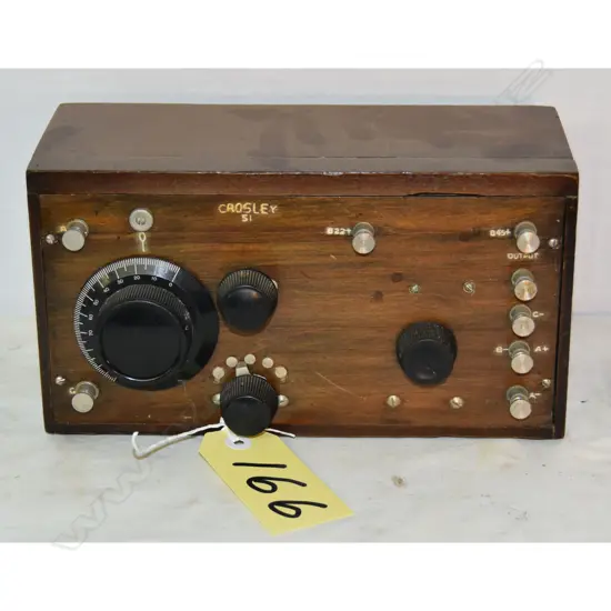 Model 51, by Crosley, Wood. H.155mm