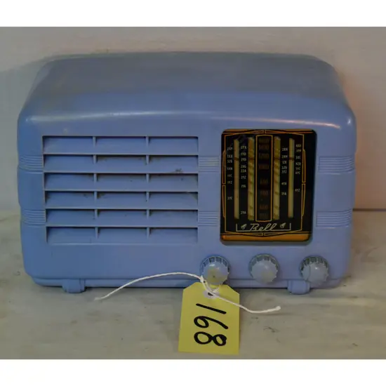 Model Colt, by Bell, Pale Blue. H.175mm