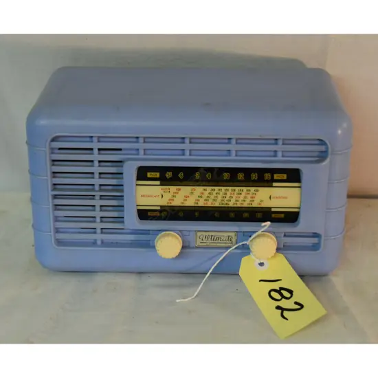 Model Ultimate RCP, by Ultimate-EKCO (NZ), Pale Blue. H.175mm