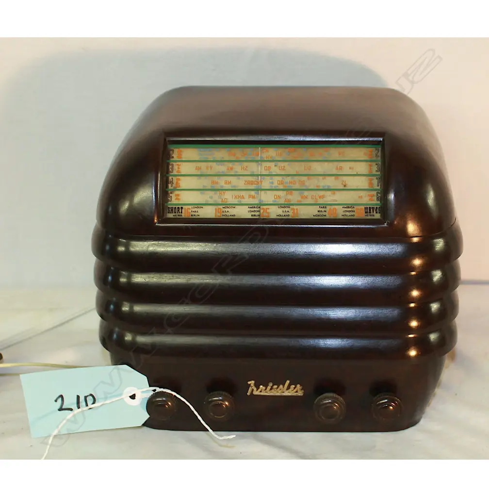 Model ?, by Kriesler, Bakelite. H.215mm Image 1++