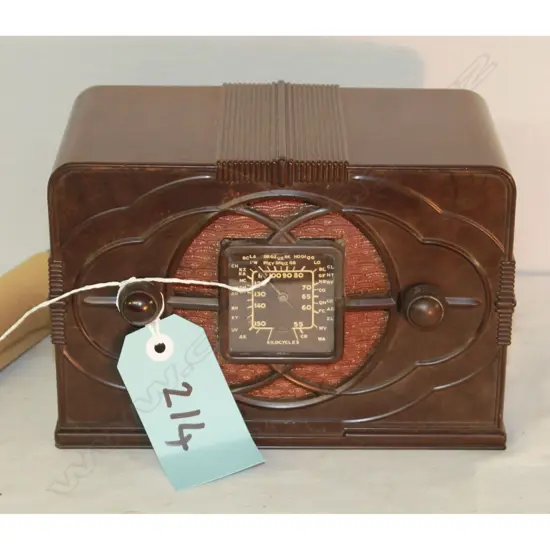 Model Astor Mickey Mouse, by Radio Corp. (Aus), Bakelite. H.160mm